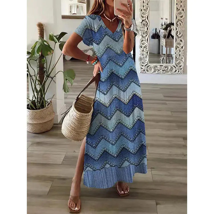 Women's Loose Casual Floral Dress