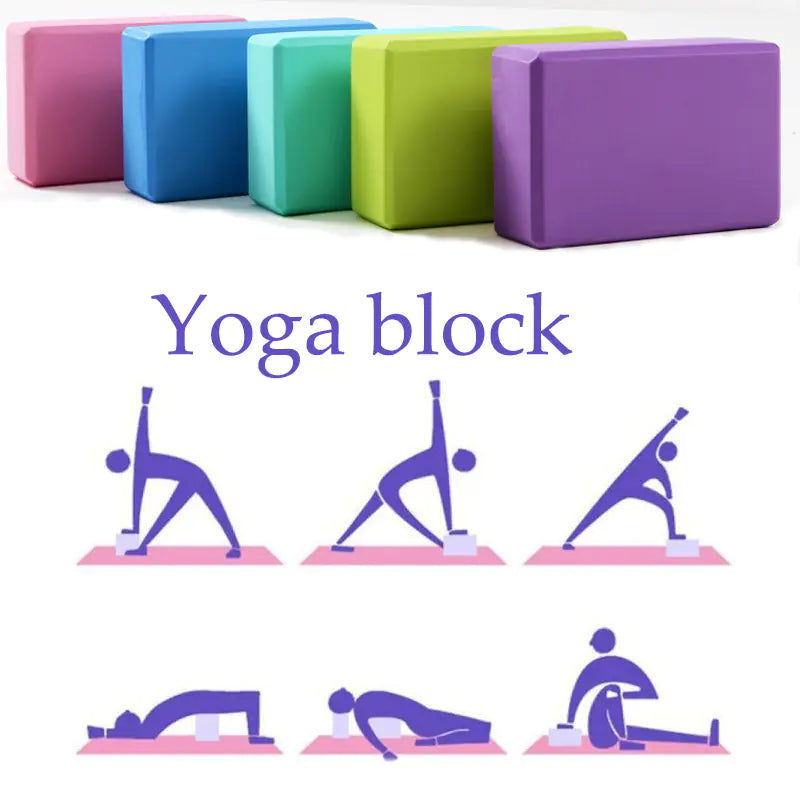 Yoga Blocks for Fitness and Body Shaping Workout