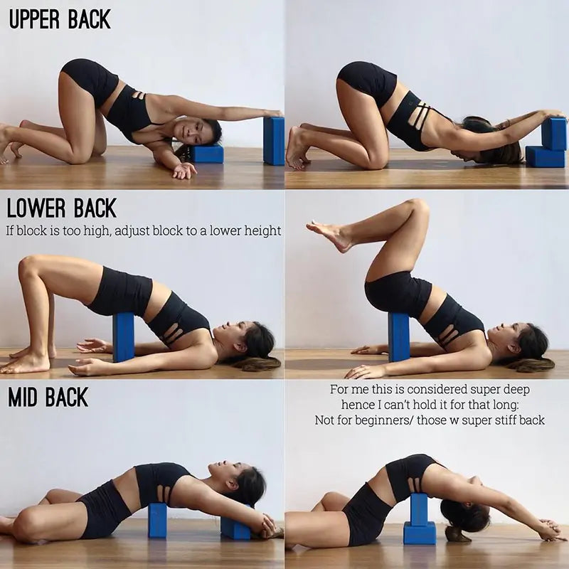 Yoga Blocks for Fitness and Body Shaping Workout