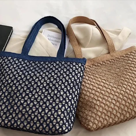 Woven Straw Shoulder Bag